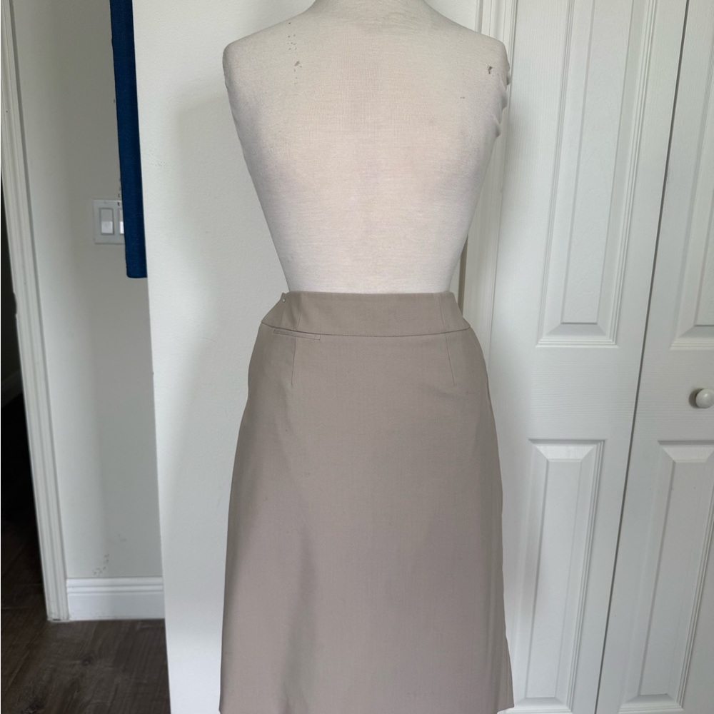 Calvin Klein Tan Pencil Skirt NWOT
